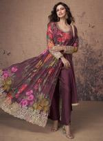 Real Georgette Multi Colour Wedding Wear Printed Readymade Anarkali Suit